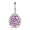 Anna Zuckerman Royal De Luze Crystalline Pendant In Argyle Pink Crystalline