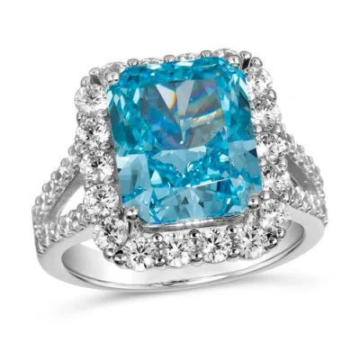 Anna Zuckerman Serenity Aquamarine Cocktail Ring In Aquamarine Crystalline