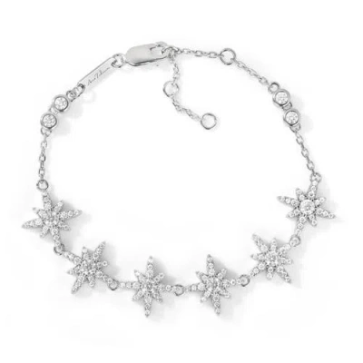 Anna Zuckerman Starry Night Bracelet In Platinum