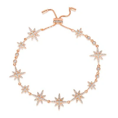 Anna Zuckerman Starry Night Bracelet In Rose Gold