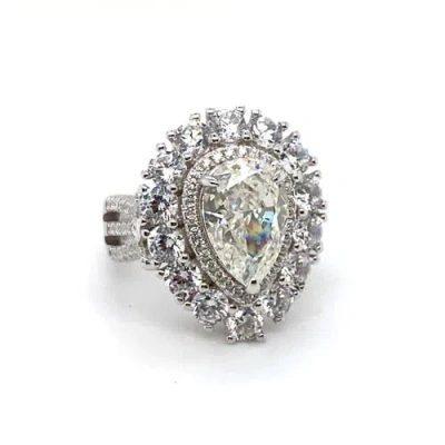 Anna Zuckerman Sunny Isles 7ctw Ring In G/h Color Crystalline