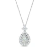Anna Zuckerman Sunny Isles Crystalline Necklace 7tcw In Champagne