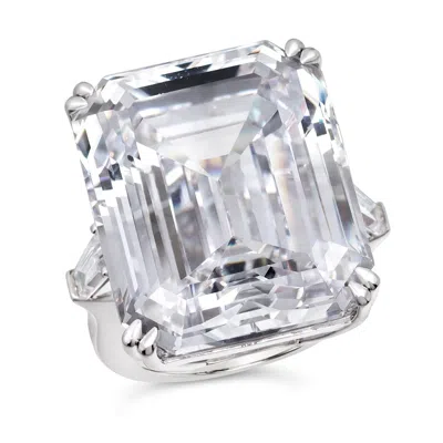 Anna Zuckerman Women's Grace Diamond White Ring In White Diamond Crystalline
