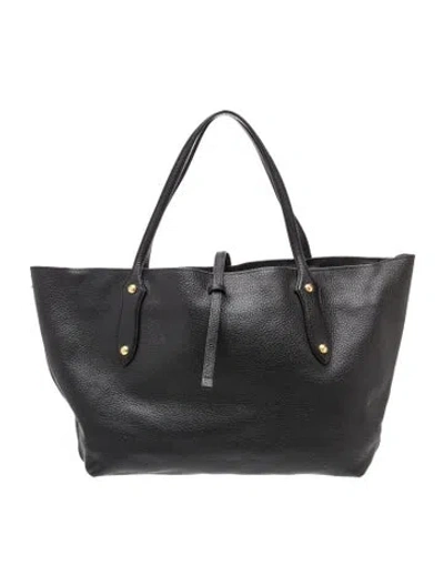 Pre-owned Annabel Ingall Leather Shoulder Bag In Black