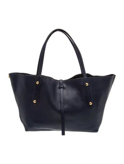 Pre-owned Annabel Ingall Leather Shoulder Bag In Blue
