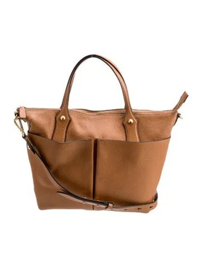 Pre-owned Annabel Ingall Leather Shoulder Bag In Brown