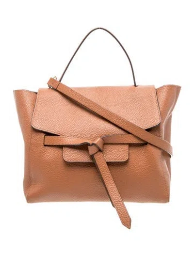 Pre-owned Annabel Ingall Leather Shoulder Bag In Brown