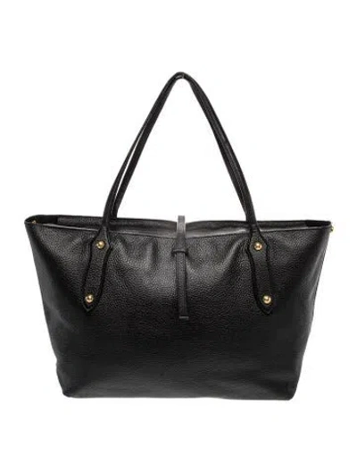 Pre-owned Annabel Ingall Leather Tote In Black