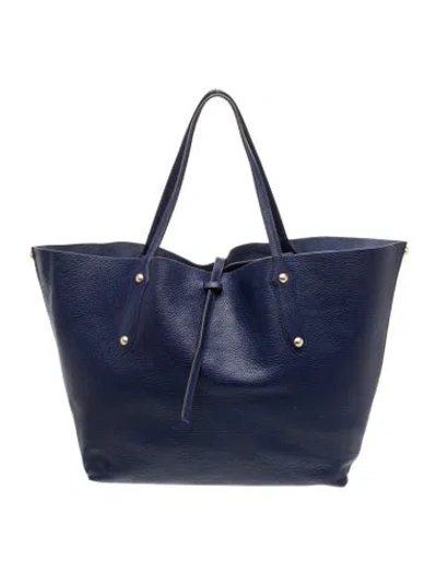 Pre-owned Annabel Ingall Leather Tote In Blue