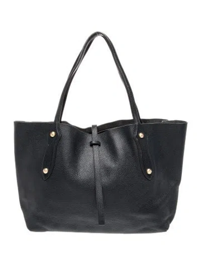 Pre-owned Annabel Ingall Leather Tote In Gray