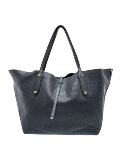 Pre-owned Annabel Ingall Leather Tote In Gray