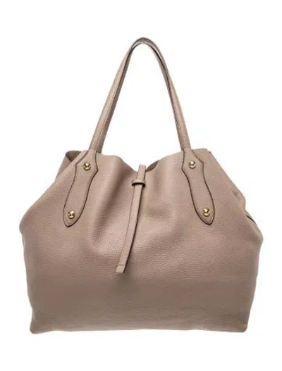Pre-owned Annabel Ingall Leather Tote In Neutral