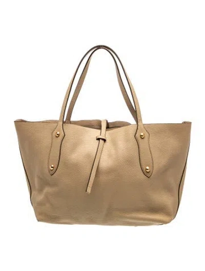 Pre-owned Annabel Ingall Leather Tote In Neutral