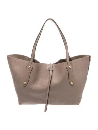 Pre-owned Annabel Ingall Leather Tote In Neutral