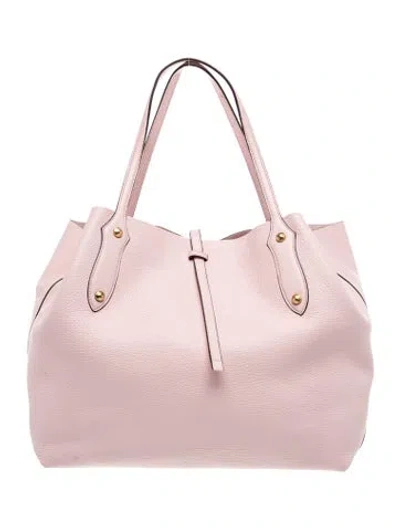 Pre-owned Annabel Ingall Leather Tote In Pink