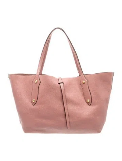 Pre-owned Annabel Ingall Leather Tote In Pink