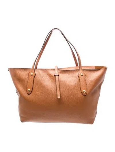 Pre-owned Annabel Ingall Leather Tote In Pink