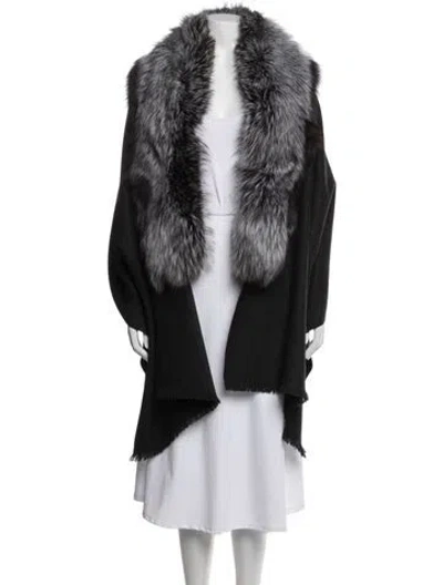Pre-owned Annabelle Cashmere Jacket In Black