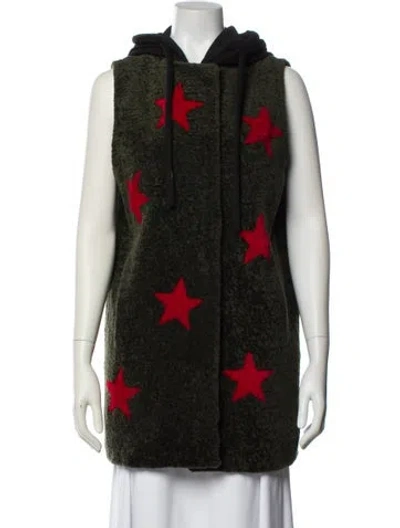 Pre-owned Annabelle Printed Coat In Multi