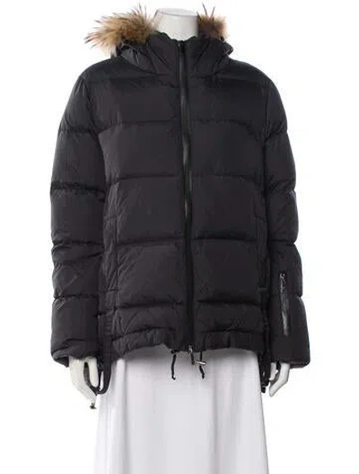 Pre-owned Annabelle Puffer Jacket In Black