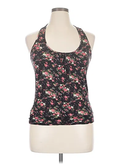 Pre-owned Annabelle Sleeveless Top Black Halter Neckline Tops