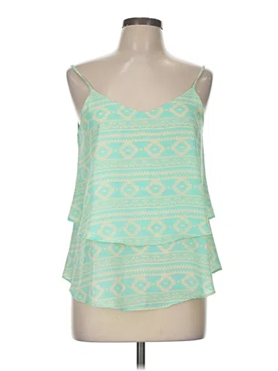 Pre-owned Annabelle Sleeveless Top Green Strapless Neckline Tops