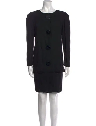 Pre-owned Annabelle Vintage Knee-length Dress In Black