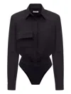 Annafoxy Body Style Shirt In Black