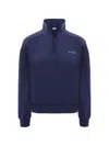 Annafoxy Calme Zip Sweatshirt In Blue
