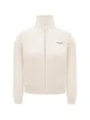 Annafoxy Calme Zip Sweatshirt In Neutral