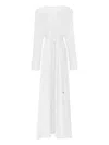 Annafoxy Maxi Belted Cardigan