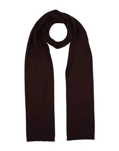 Annagreta Woman Scarf Chocolate Brown Size - Cashmere