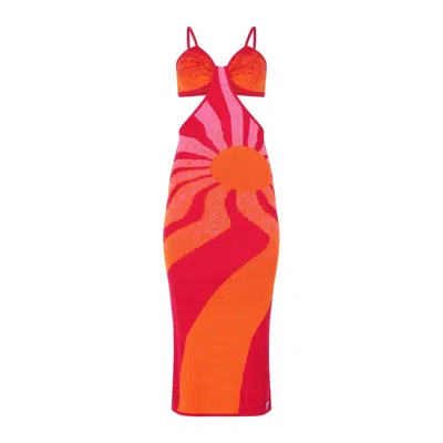 Annaiss Yucra Women's Sunshine Dress In Magenta In Multi