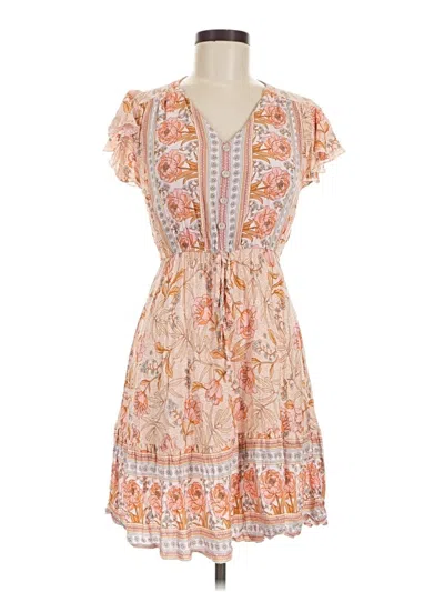 Pre-owned Anna-kaci Casual Dress In Tan