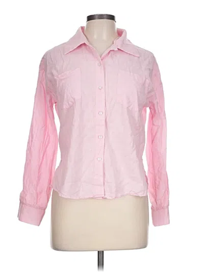 Pre-owned Anna-kaci Long Sleeve Button Down Shirt In Pink