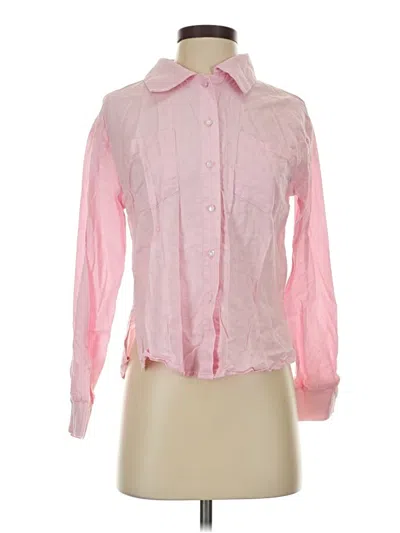 Pre-owned Anna-kaci Long Sleeve Polo Shirt In Pink