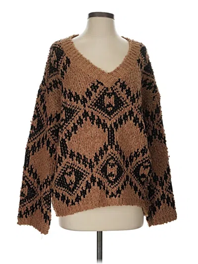 Pre-owned Anna-kaci Pullover Sweater In Brown