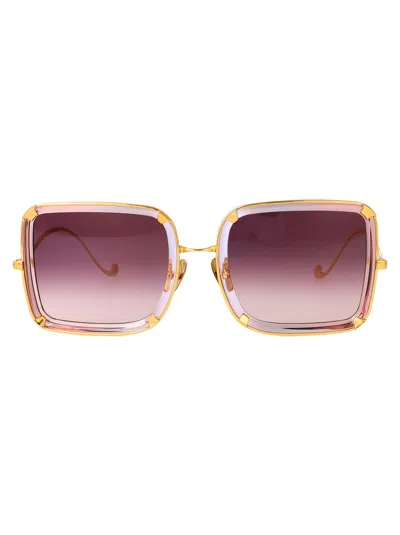 Anna-karin Karlsson Anna Karin Karlsson Pearl Metal Sunglasses In Multi