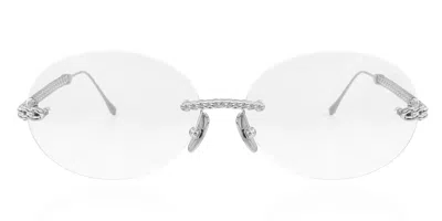 Anna-karin Karlsson Chain Nest - Oval Women's Glasses, Silver, Size Standard In Gold