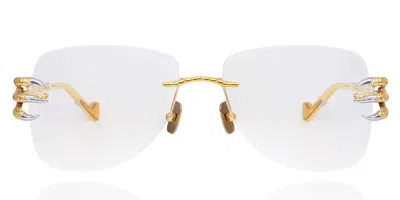 Anna-karin Karlsson Claw Optical - Pilot Women's Glasses, Gold, Size Standard