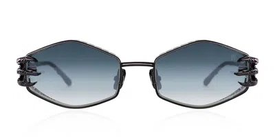 Anna-karin Karlsson Claw Plume Black Women's Sunglasses Black Size 58