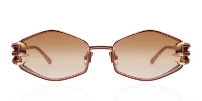 Anna-karin Karlsson Claw Plume Cocoa Women's Sunglasses Brown Size 54