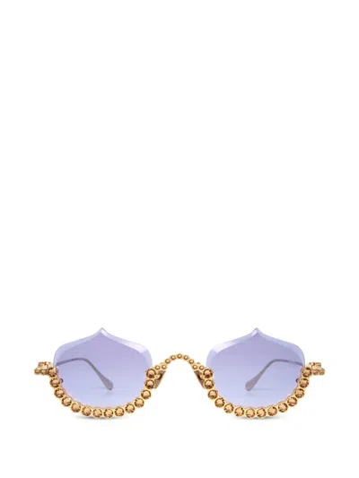 Anna-karin Karlsson Crystal Meringue Crystal-embellished Sunglasses