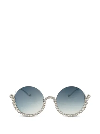 Anna-karin Karlsson Full Moon Crystal-embellished Sunglasses