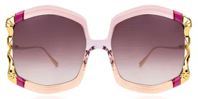 Anna-karin Karlsson La Vie En Rose Pink Women's Sunglasses Pink Size Standard