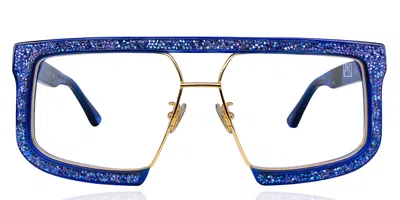 Anna-karin Karlsson Le Grand Desir Blue Women's Glasses Blue Size Standard - Free Lenses - Blue Light Block Available