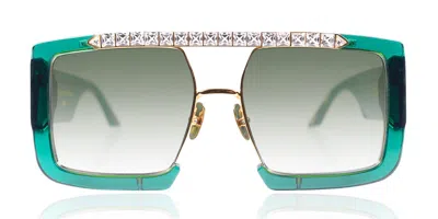 Anna-karin Karlsson Le Swag Emerald Women's Sunglasses Green Size 47
