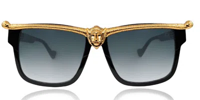 Anna-karin Karlsson Lion 2.0 Black Gold Women's Sunglasses Black Size Standard In Multi