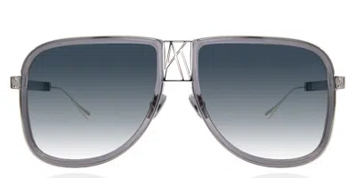 Anna-karin Karlsson Logo Dude Grey Women's Sunglasses Grey Size 59 In Gray