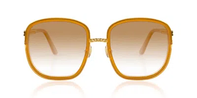 Anna-karin Karlsson Lucky Love - Sun Fudge Women's Sunglasses Brown Size 52